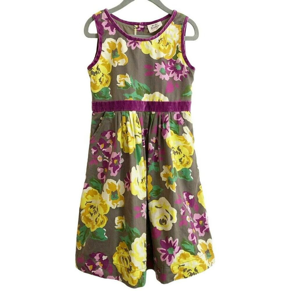 Mini Boden Floral Dress (5-6)